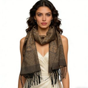 2pcs-tweed-look-sophisticated-c-amel-business-casual-scarf
